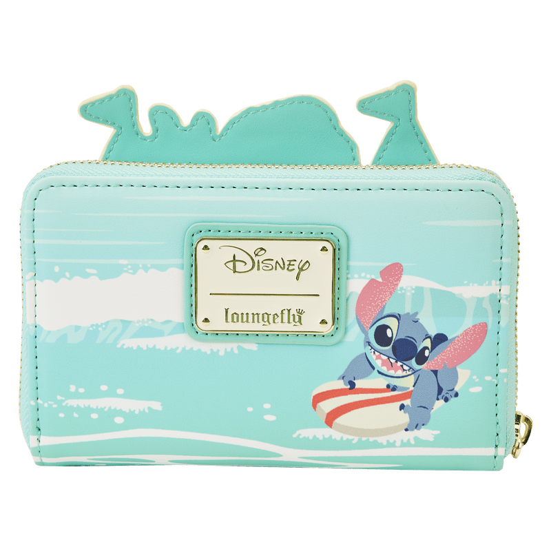 Loungefly Loungefly Stitch Sandcastle Beach Surprise Zip-Around Wallet Kawaii Gifts 671803392038