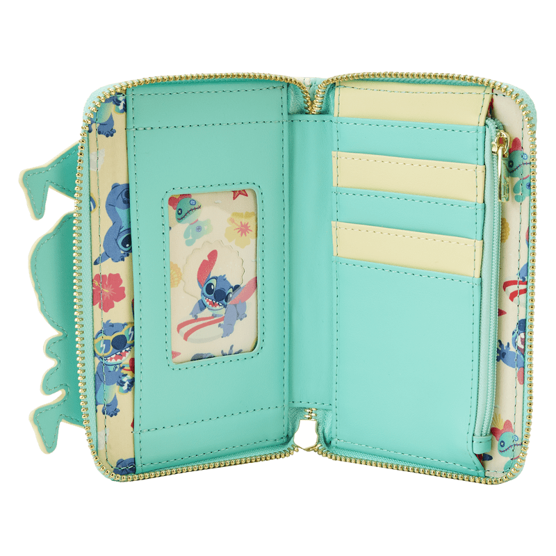 Loungefly Loungefly Stitch Sandcastle Beach Surprise Zip-Around Wallet Kawaii Gifts 671803392038