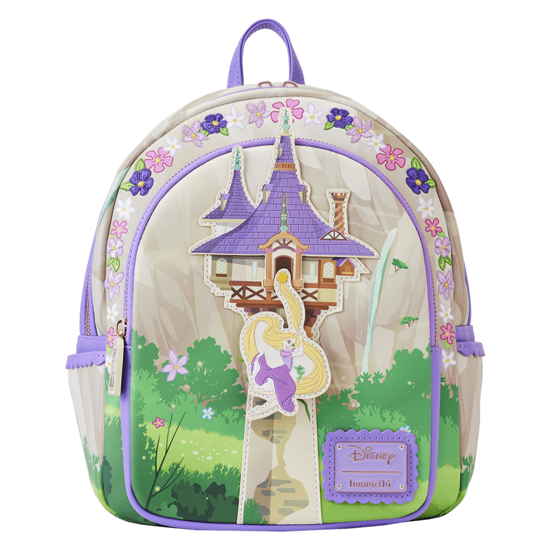 Loungefly Tangled Rapunzel Swinging from the Tower Mini Backpack