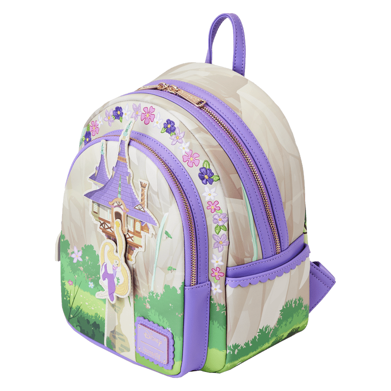 disney tangled mini backpack Loungefly Tangled Rapunzel Swinging from the Tower Mini Backpack