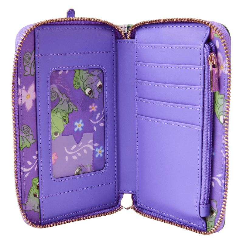 Loungefly Loungefly Tangled Rapunzel Swinging from the Tower Zip Around Wallet Kawaii Gifts 671803463448