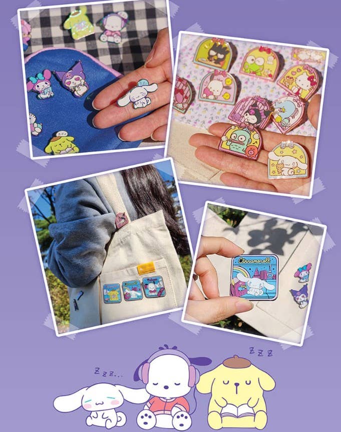 Sanrio Character Pins Badge Gashapon – Kawaii Gifts