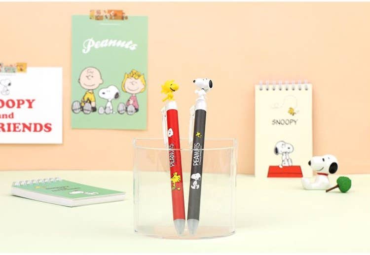 Lucia's K-Wonderland Peanuts Snoopy & Friends Figure Mascot Ball point Pen 0.5mm Kawaii Gifts