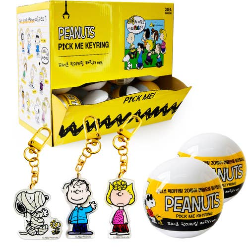 Lucia's K-Wonderland Peanuts Snoopy & Friends Random Key Chain Ring-Bag charm Kawaii Gifts