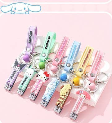 Lucia's K-Wonderland Sanrio Cinnamoroll Nail Clipper Keychain CINNAMOROLL Kawaii Gifts 7961100101040