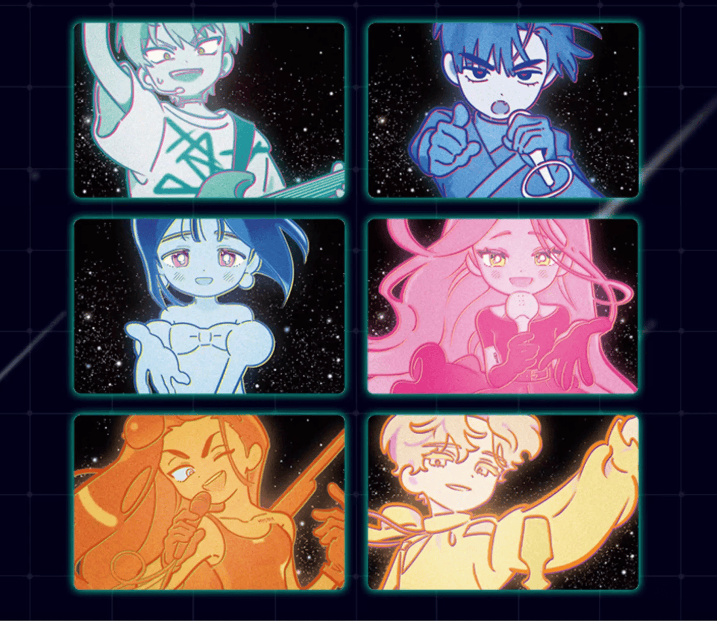 M-Funbox Alien Stage Free Stage 3" Surprise Pompom Bag Charm Blind Box Kawaii Gifts