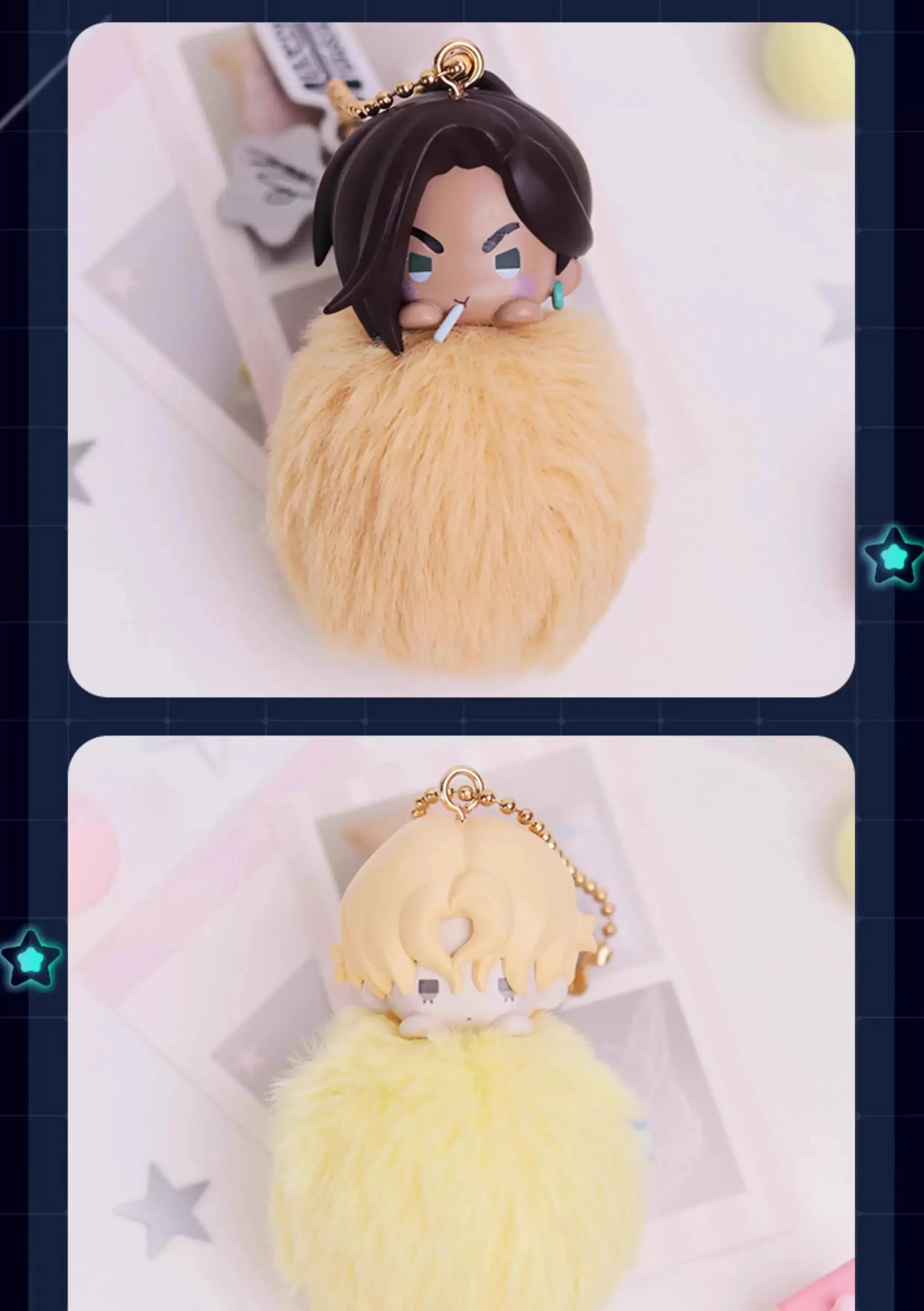 M-Funbox Alien Stage Free Stage 3" Surprise Pompom Bag Charm Blind Box Kawaii Gifts