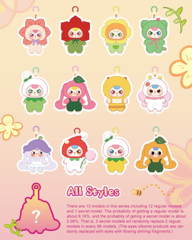 M-Funbox Babythree Where is Spring 6" Plush Surprise Bag Charm Blind Box Kawaii Gifts