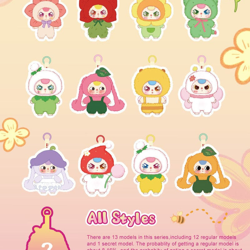 M-Funbox Babythree Where is Spring 6" Plush Surprise Bag Charm Blind Box Kawaii Gifts