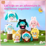 M-Funbox Hatsune Miku Cute Forest Animals Surprise 5" Vinyl Plush Bag Charm Blind Box Kawaii Gifts