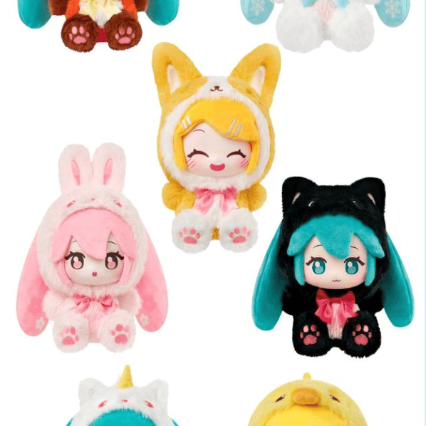 M-Funbox Hatsune Miku Cute Forest Animals Surprise 5" Vinyl Plush Bag Charm Blind Box Kawaii Gifts 6951144425577