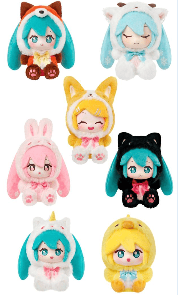 M-Funbox Hatsune Miku Cute Forest Animals Surprise 5" Vinyl Plush Bag Charm Blind Box Kawaii Gifts 6951144425577