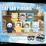 M-Funbox Jujutsu Kaisen Cat Paradise Party Surprise 5.5" Plush Bag Charm Blind Box Kawaii Gifts