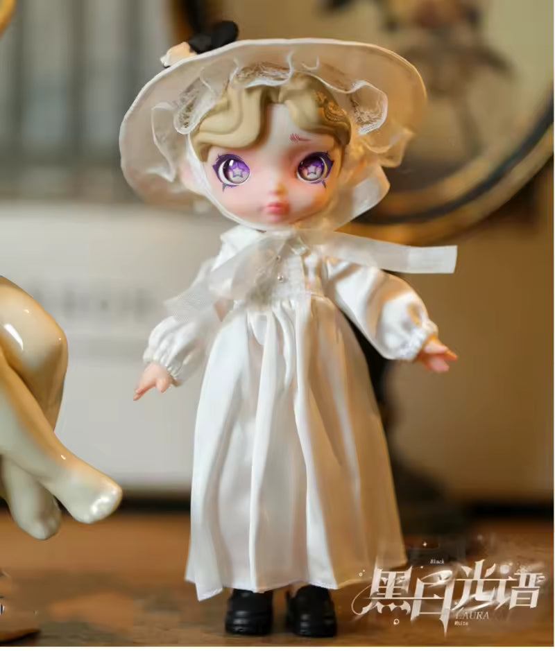 M-Funbox Laura Black & White Spectrum 1/12 Ball Jointed Doll Surprise Blind Box Kawaii Gifts