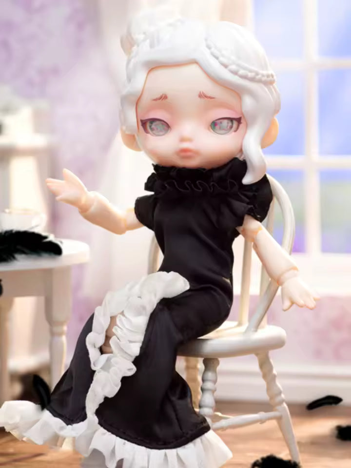 M-Funbox Laura Black & White Spectrum 1/12 Ball Jointed Doll Surprise Blind Box Kawaii Gifts