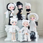 M-Funbox Laura Black & White Spectrum 1/12 Ball Jointed Doll Surprise Blind Box Kawaii Gifts