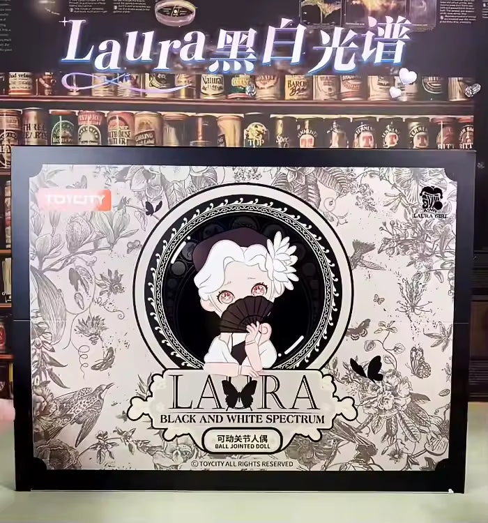 M-Funbox Laura Black & White Spectrum 1/12 Ball Jointed Doll Surprise Blind Box Kawaii Gifts