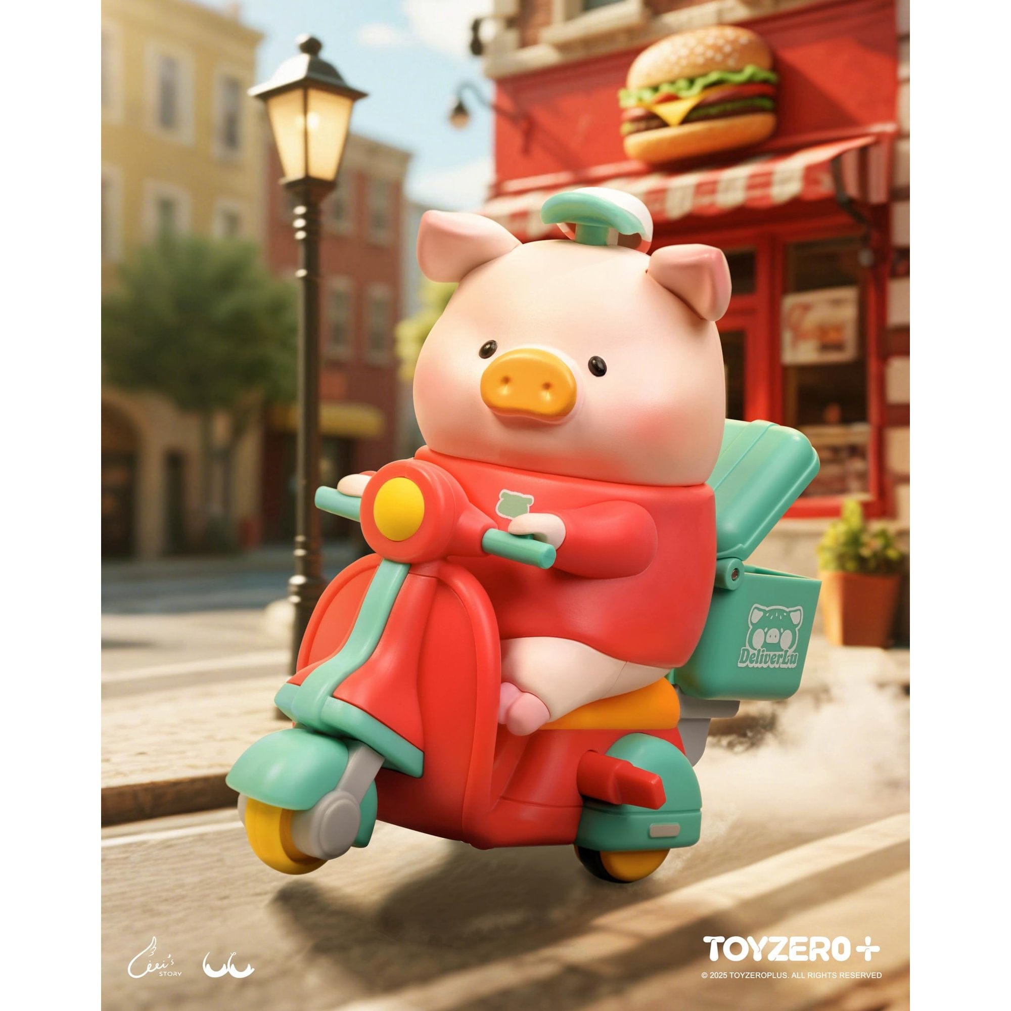 M-Funbox Lulu Pig Burger Express Movable Surprise Figure Blind Box Kawaii Gifts