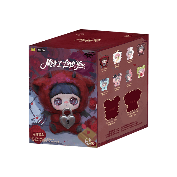 M-Funbox Maymei May I Love You 4.5" Surprise Plush Bag Charm Blind Box Kawaii Gifts