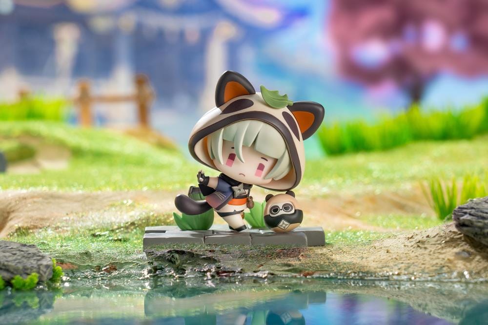 M-Funbox miHoYo Genshin Impact Battlefield Valor Battle Stance Mystery Figure Inazuma Edition Blind Box Kawaii Gifts 6942421157847