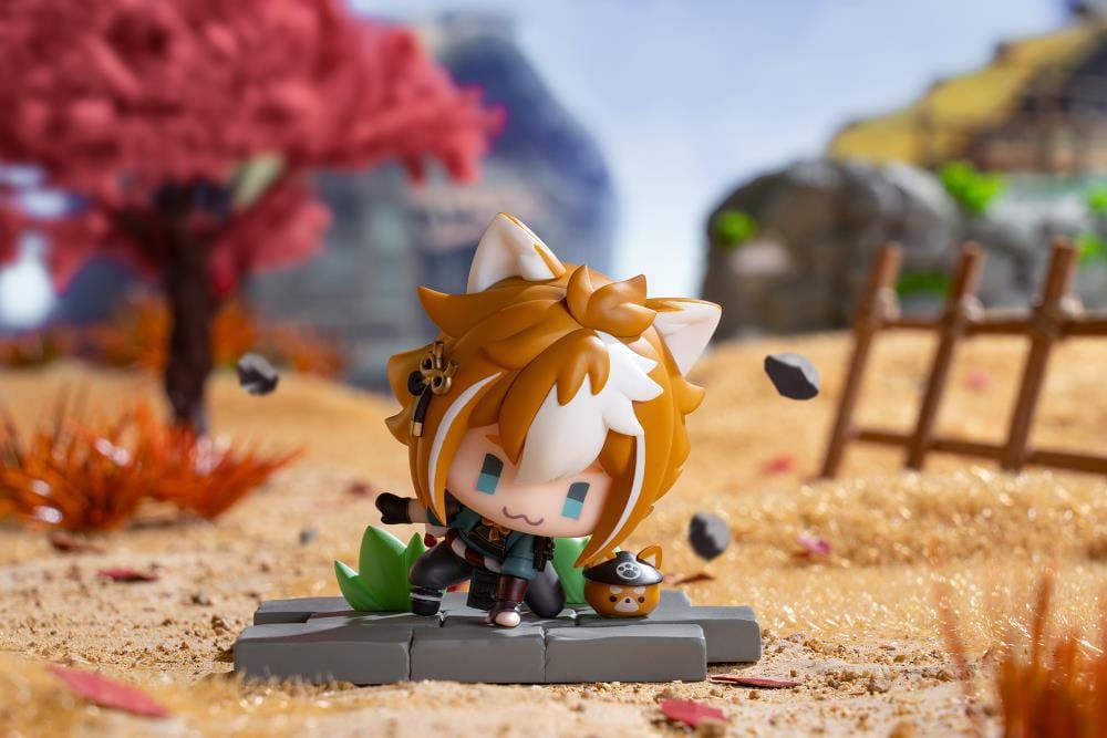 M-Funbox miHoYo Genshin Impact Battlefield Valor Battle Stance Mystery Figure Inazuma Edition Blind Box Kawaii Gifts 6942421157847