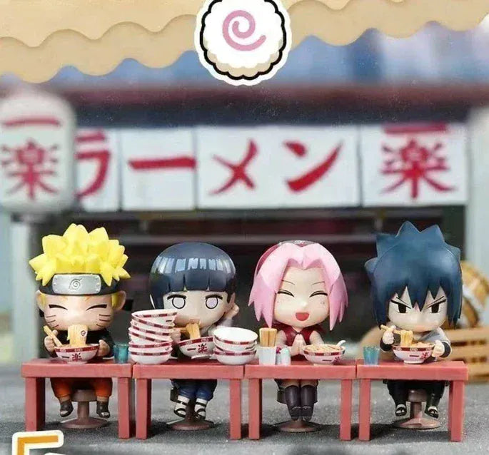 M-Funbox Naruto Shippuden BN FIGURE Q Ichiraku Ramen 3" Surprise Figure Blind Box Kawaii Gifts 6974913234477