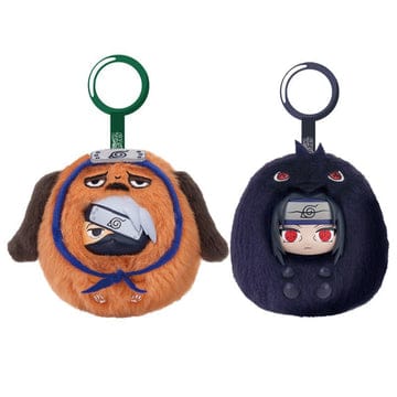 M-Funbox Naruto Shippuden Cute Plush Keychain Surprise 3.5" Bag Charm Blind Box Kawaii Gifts 6977374991897