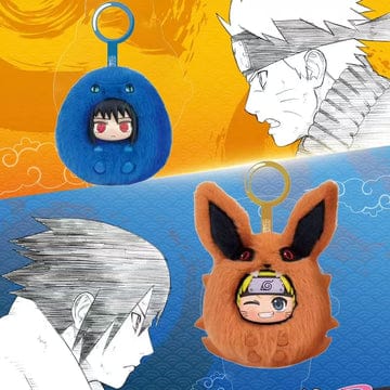 M-Funbox Naruto Shippuden Cute Plush Keychain Surprise 3.5" Bag Charm Blind Box Kawaii Gifts 6977374991897