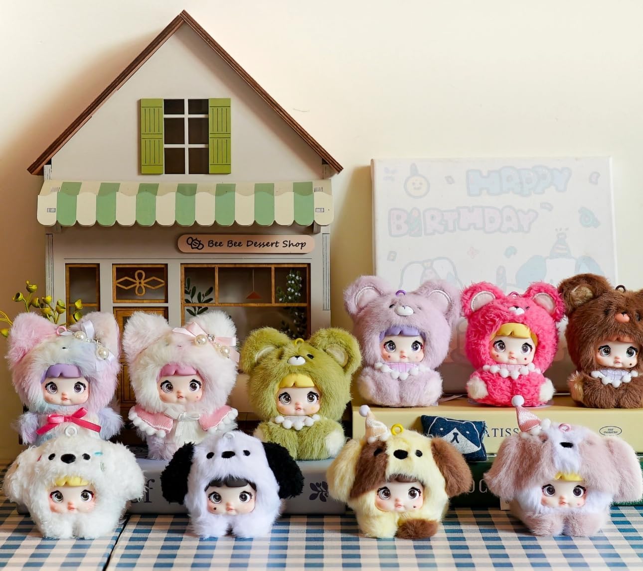 M-Funbox Nommi Baby Mibao v4 Adoption House 4" Plush Bag Charm Surprise Blind Box Kawaii Gifts 6976861750177