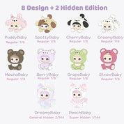 M-Funbox Nommi Baby Mibao v4 Adoption House 4" Plush Bag Charm Surprise Blind Box Kawaii Gifts 6976861750177