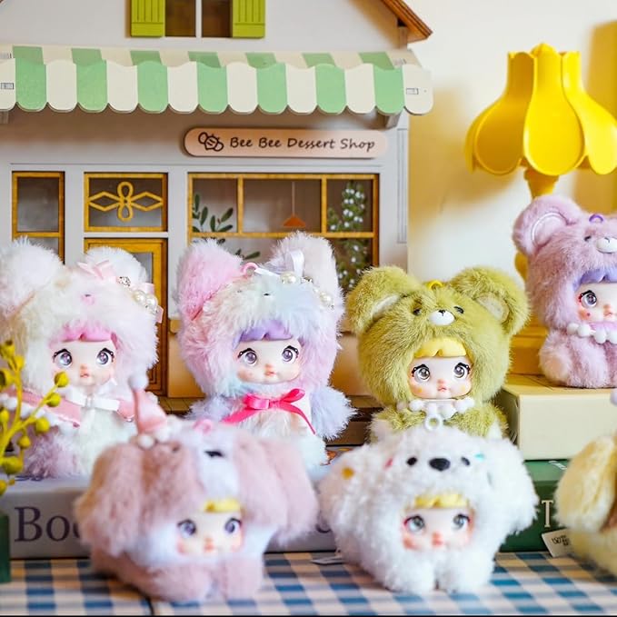 M-Funbox Nommi Baby Mibao v4 Adoption House 4" Plush Bag Charm Surprise Blind Box Kawaii Gifts 6976861750177