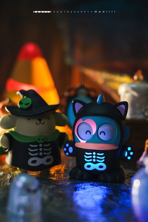 M-Funbox Sanrio Halloween Mischief Night Glow-in-the-Dark Surprise Wind-Up Figure Blind Box Kawaii Gifts