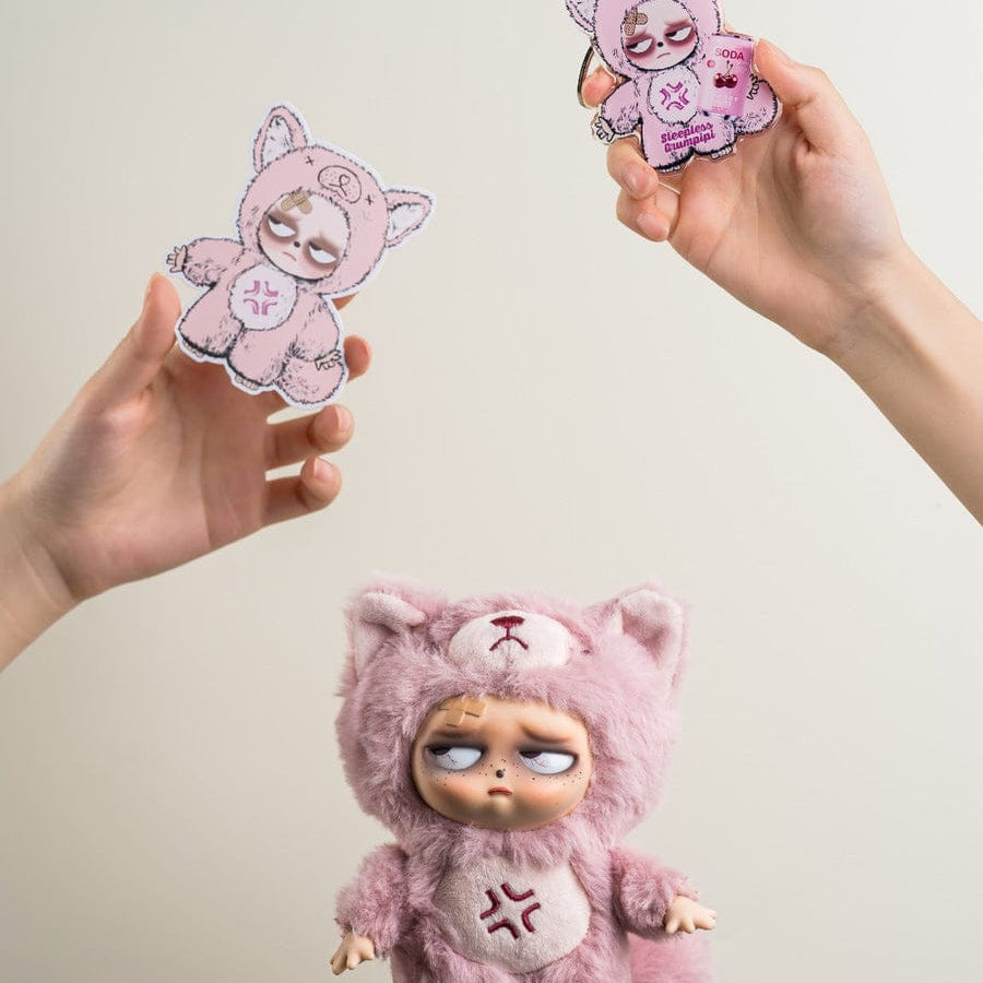 M-Funbox Sleepless Grumpipi Surprise 6.5" Plush Bag Charm Blind Box Kawaii Gifts