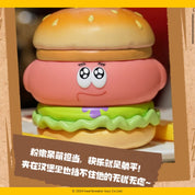 M-Funbox SpongeBob SquarePants Krabby Patty 5" Surprise Light-Up Burger Blind Box Kawaii Gifts