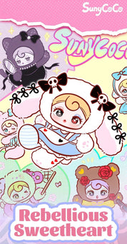 M-Funbox SunyCoCo Rebellious Sweetheart 8.5" Plush Bag Charm Surprise Blind Box Kawaii Gifts