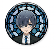 March Monster Black Butler - Public School Arc Stained Glass Can Badge Ciel Kawaii Gifts
