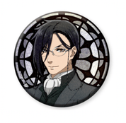 March Monster Black Butler - Public School Arc Stained Glass Can Badge Sebastian Kawaii Gifts