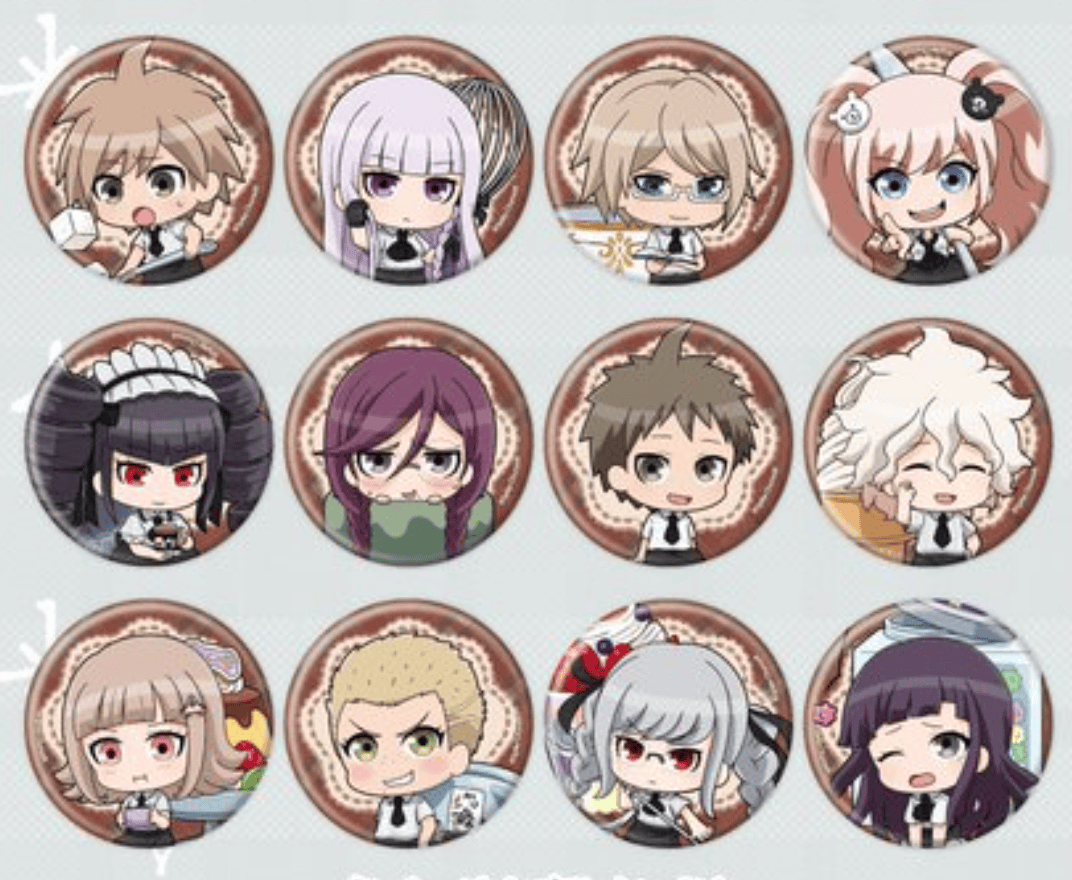 March Monster Danganronpa 1 and 2 Reload Chibi Can Badge Surprise Kawaii Gifts 4589838374669