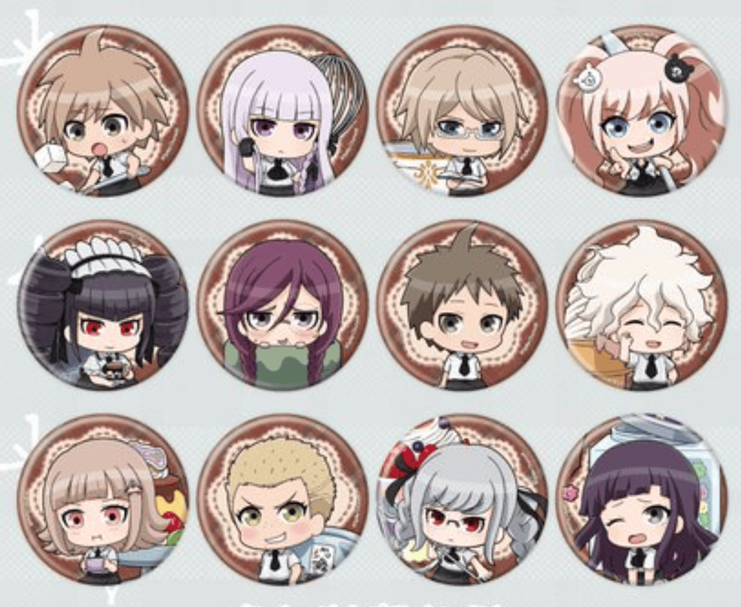 March Monster Danganronpa 1 and 2 Reload Chibi Can Badge Surprise Kawaii Gifts 4589838374669