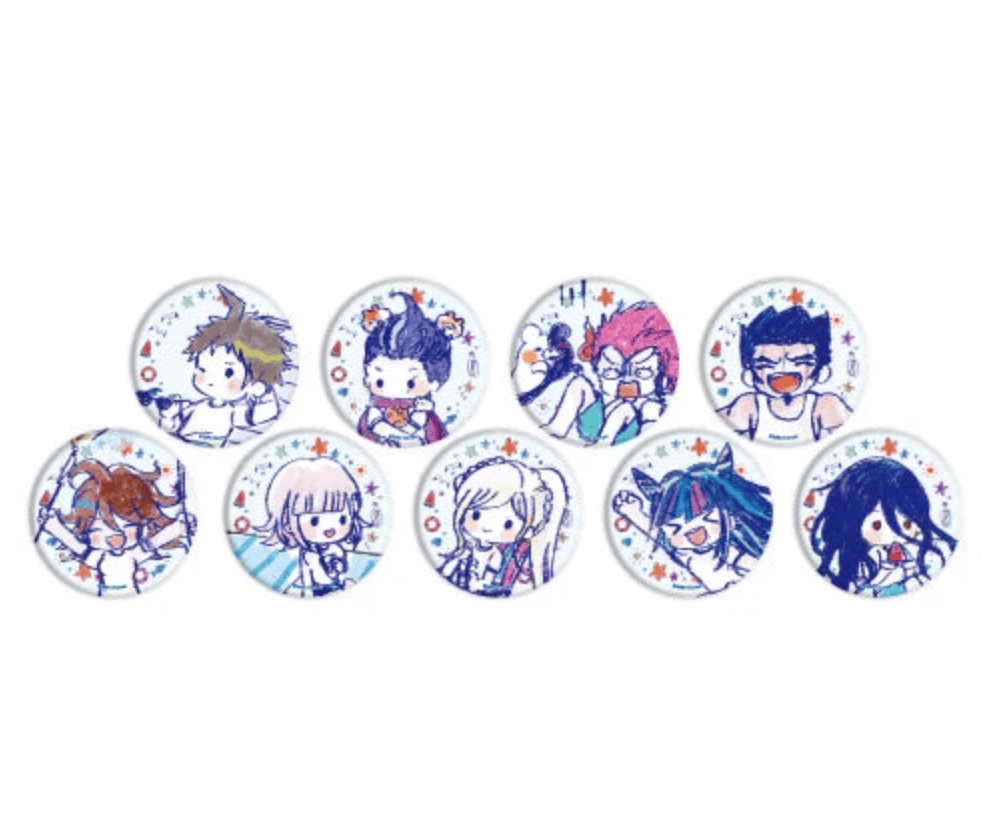 March Monster Danganronpa 1 and 2 Reload GraffArt Seaside School Trip Can Badge Surprise 19 Kawaii Gifts 4589838159082