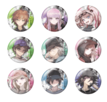 March Monster Danganronpa x toi8 Can Badge Surprise Kawaii Gifts