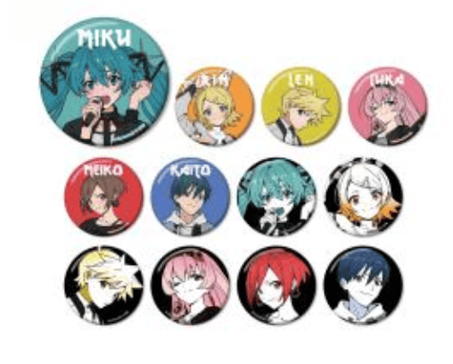 March Monster Hatsune Miku - Band Style Can Badge Surprise Kawaii Gifts 4571622700662