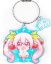 March Monster Hatsune Miku Sakura Miku Changing Seasons Acrylic Keychain Chibi Kawaii Gifts 4582781076857
