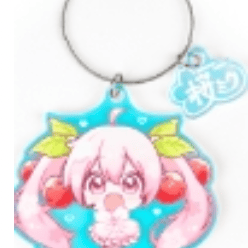March Monster Hatsune Miku Sakura Miku Changing Seasons Acrylic Keychain Chibi Kawaii Gifts 4582781076857