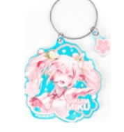 March Monster Hatsune Miku Sakura Miku Changing Seasons Acrylic Keychain Classic Kawaii Gifts 4582781076833