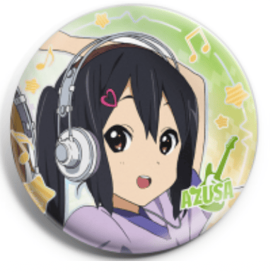 March Monster K-On! Sweet Beats Azusa Can Badge Kawaii Gifts 6977993090612