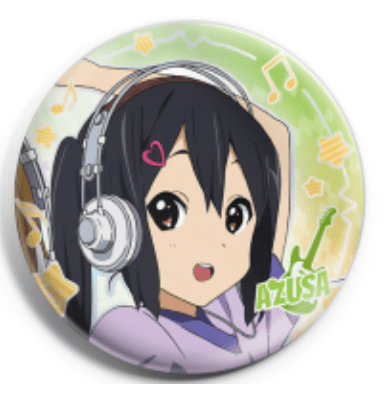 March Monster K-On! Sweet Beats Azusa Can Badge Kawaii Gifts 6977993090612