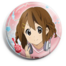 March Monster K-On! Sweet Beats Can Badge Yui Kawaii Gifts 6977993090575