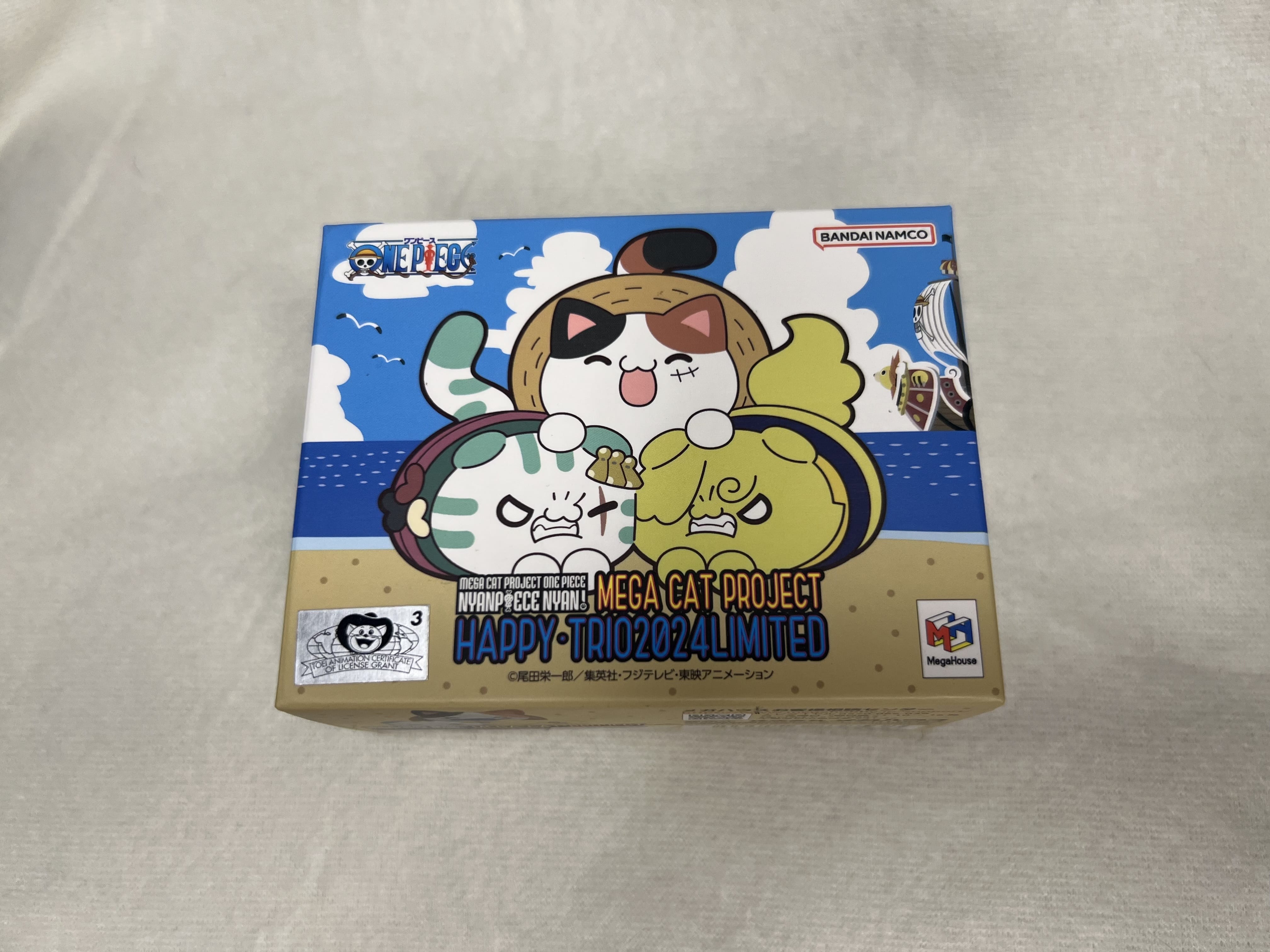 March Monster One Piece - Nyan Piece Nyan! Limited Edition Happy Trio 2024 Kawaii Gifts 4535123838538