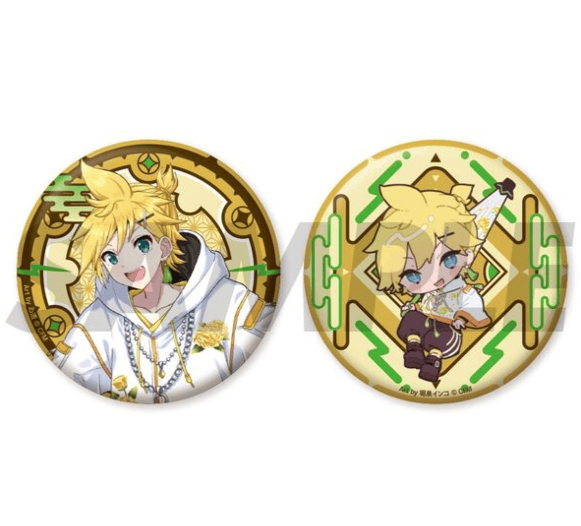 March Monster Vocaloid - Edith Hologram Can Badge Set Len Kawaii Gifts 4582741301128